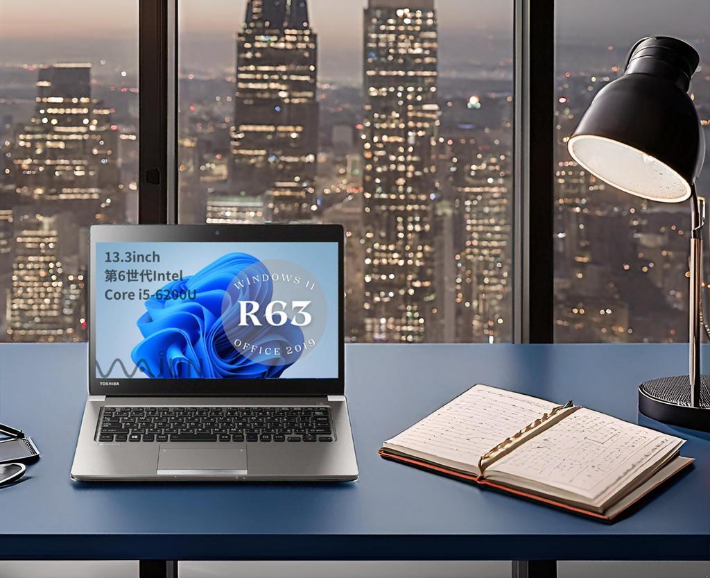 Refurbished Toshiba R63 6th Generation Windows 11 MS Office Wajun 16GB 1TB SSD Laptop, 13.3-inch, i5-6200U Processor, Pro, 2019, Webcam, Wi-Fi,