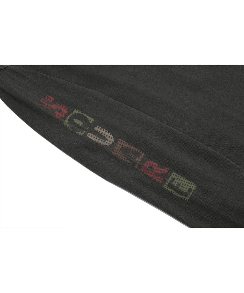 CPGN STUDIO Square Bear Pigment Long Sleeve Smoke Black