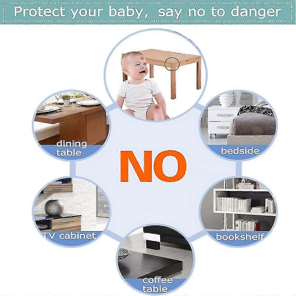 Soft Table Corner Protectors for Kids, 8 Pack Baby Proof Safety Corner Transparent Furniture Table Corner Protectors, Safety Corner Protectors for Kid