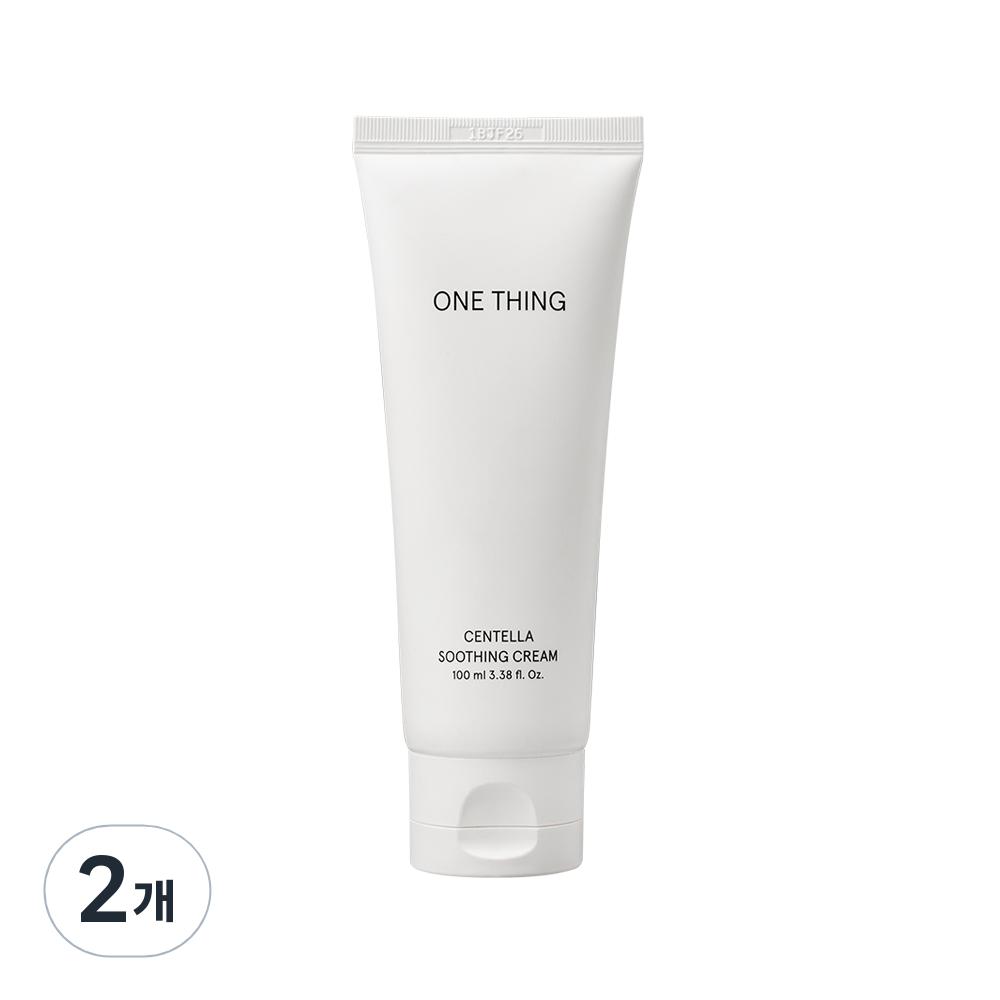ONE THING Успокаивающий крем Centella asiatica, 100 мл, 2 шт.