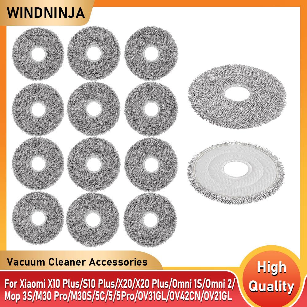 Mop Cloth For Xiaomi X10 Plus/S10 Plus/X20/X20 Plus/Omni 1S/Omni 2/M30 Pro/M30S/5C/5/5Pro/OV31GL/OV42CN/OV21GL Robot Vacuum