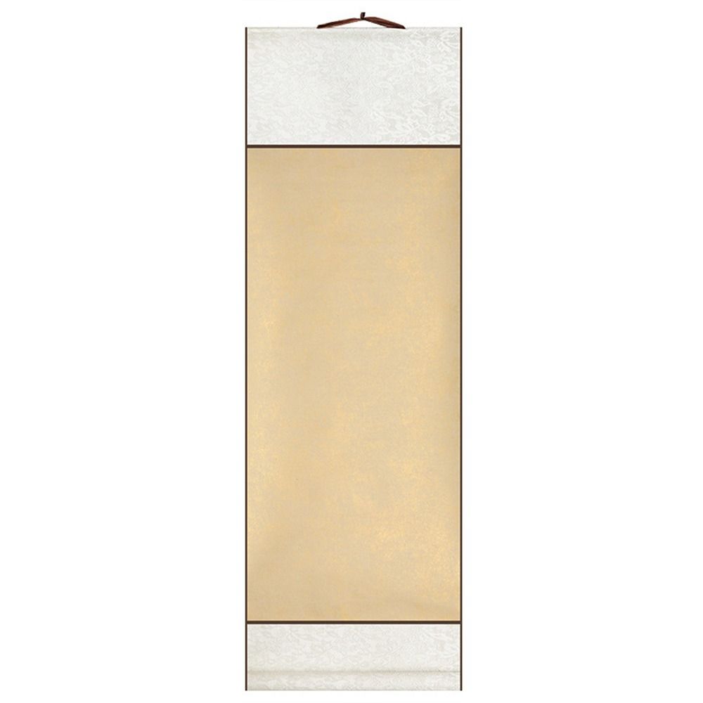 Свиток из золотой рисовой бумаги в китайском стиле, каллиграфические картины, монтировочный свиток, художник