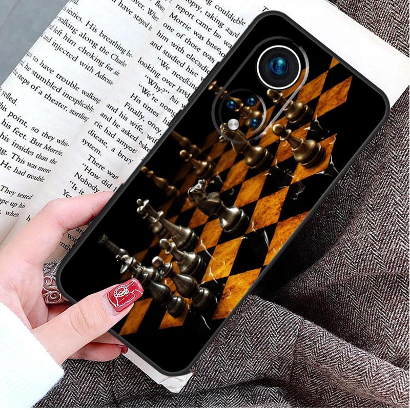 Шахматная доска Темная лошадка Чехол Для Honor Magic 5 6 7 8 Pro Honor Win RT X9d X9c X9b X9a X8c X8b 50 70 90 400 200 Lite