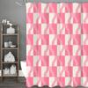 Розовая Геометрическая Креативная Шторка для Душа, Декоративная Шторка для Ванной, Водонепроницаемая Шторка для Душа с Крючками