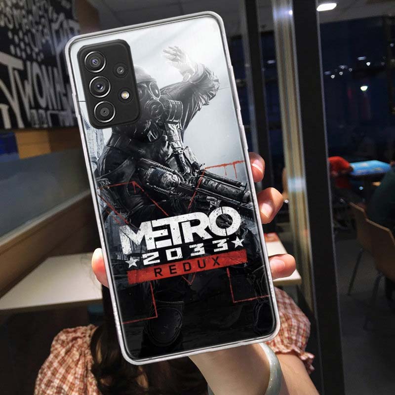 Чехол для телефона Metro 2033 для Samsung A54 A57 A37 A17 A14 A15 A12 A24 A34 A55 A35 A25 A52S A07 A05S A04S A22 A32 A72 Galaxy Note 20