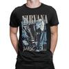 Nirvana Grunge Гранж Группа Футболка с принтом Уличная одежда Винтаж Y2K Мужская [S-6XL]