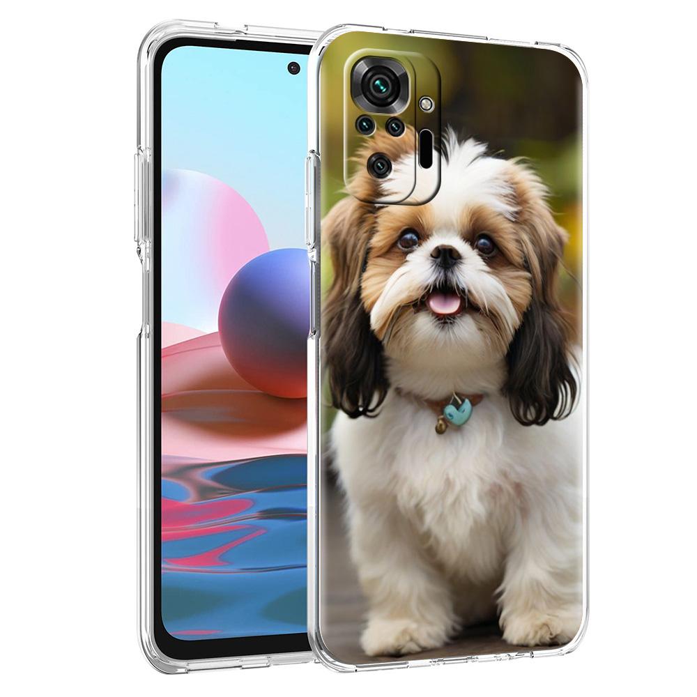 Чехол для телефона для Xiaomi Redmi Note 15 14 5G 13 12 10 11 Pro Plus 4G 14C 13C 12C Мягкий ТПУ чехол Рисунок Ши-тцу Милое Животное