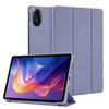 For Xiaomi Redmi Pad 2 11 Inch 2025, Silicone Tablet Case Ultra Thin Trifold Stand PU Leather Protective Cover, Auto Sleep Wake