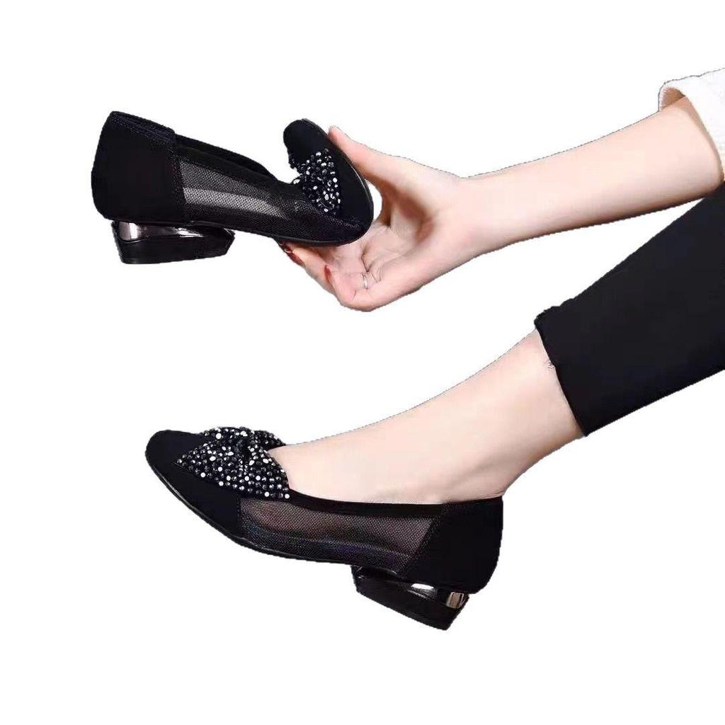 Летние новые сандалии One Step с круглым носком на низком каблуке с бантом и мягкой подошвой