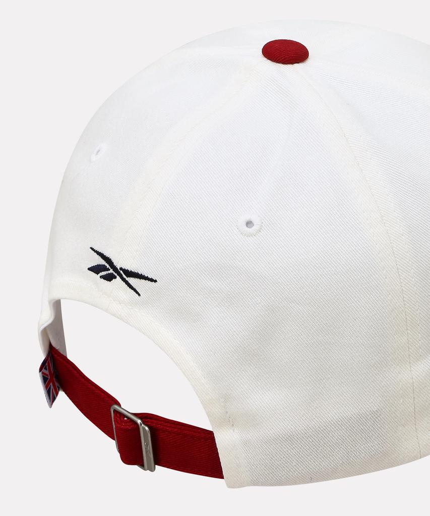Reebok Векторная двуцветная бейсболка - Белая:красный