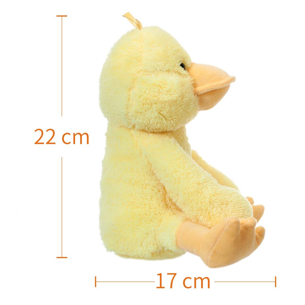 Apricot Lamb Arctic Eider Duck Plush Toy for Kids, Soft and Cute, Fluffy Arctic Eider Duck for Girls and Boys, 23cm