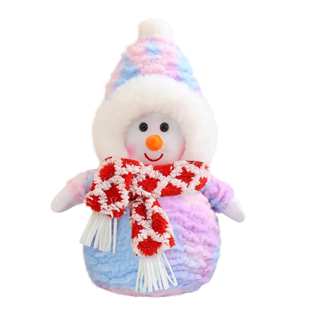 Рождественская фигурка снеговика, праздничный подарок, плюшевая игрушка, креативные декоративные подарочные украшения