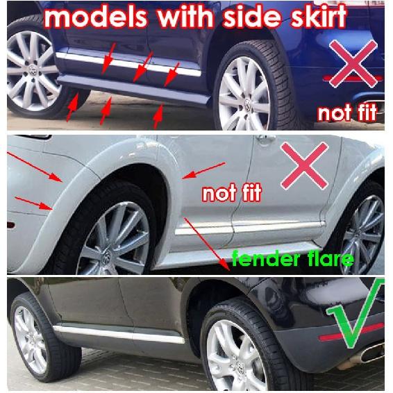Для VW Touareg 1 Mk1 2003-2010 Брызговики Передние и задние брызговики Fender 2004 2005 2006 2007 2008 2009