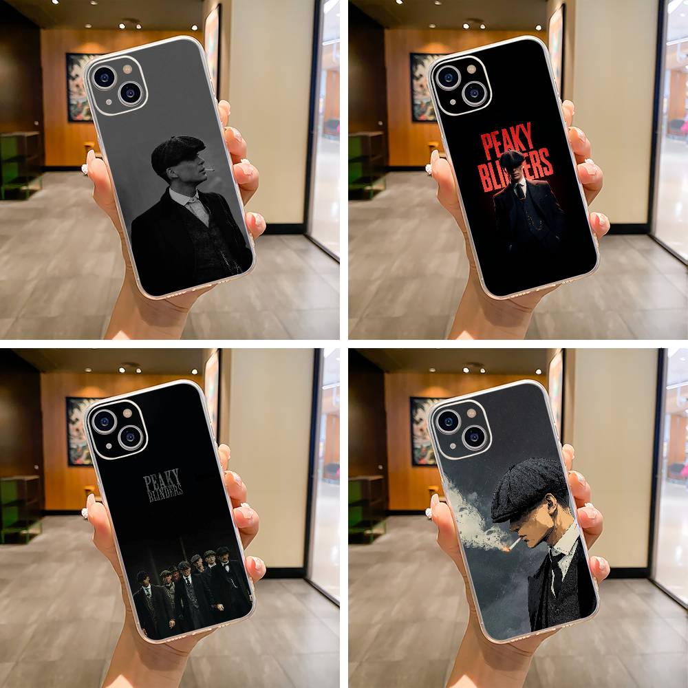 Чехол для телефона P-Peaky-B- Blinders Для iPhone17,16,15,14,13,12,11 ,Pro Max,16/15/14 Plus XS Мягкий силиконовый прозрачный чехол