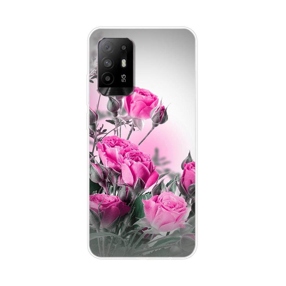 Чехол для Oppo Reno5 Z Чехол с рисунком Цветы Животные Силиконовый Чехол для OPPO Reno 5Z Reno 5 Z 5G 6.43'' Чехол Бампер Чехол для Телефона Coque