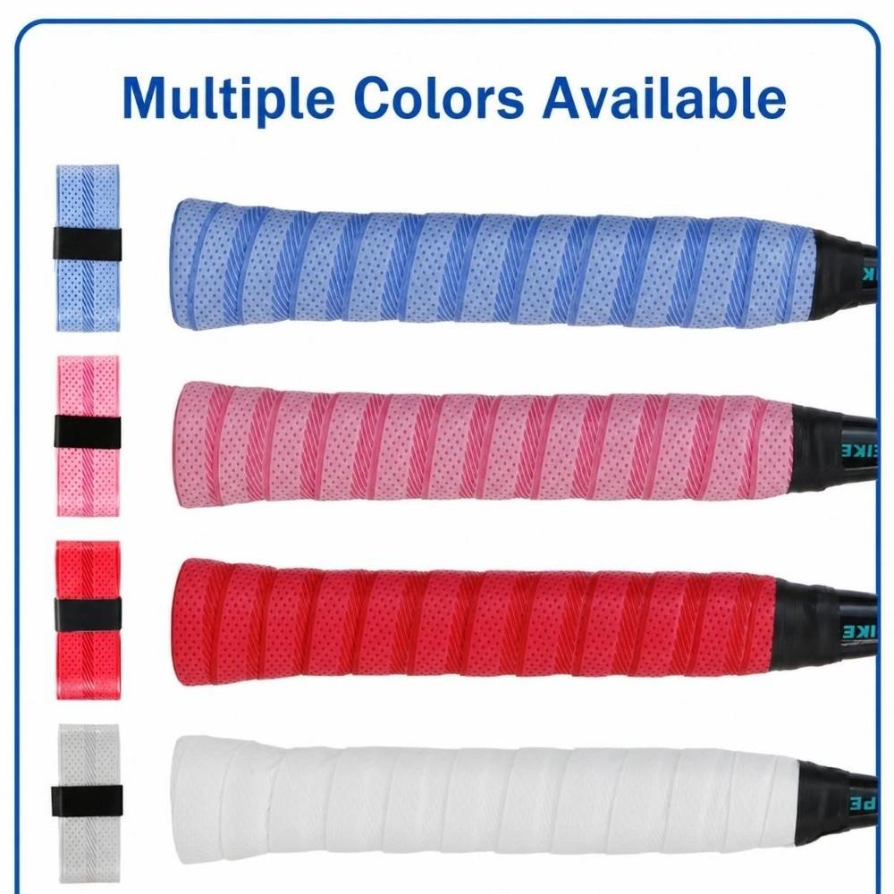 Diagonal Texture Handle Wrap Tape Sticky Sports Handle Grip Badminton Tennis Racket Fishing