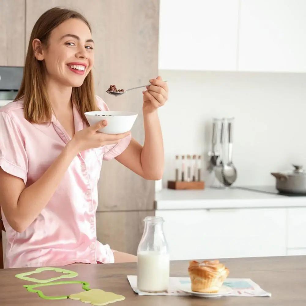 3 В 1 Подставка для чашки Съемная подставка для сковородок Подставка для посуды Силиконовые подставки для дома, кухни