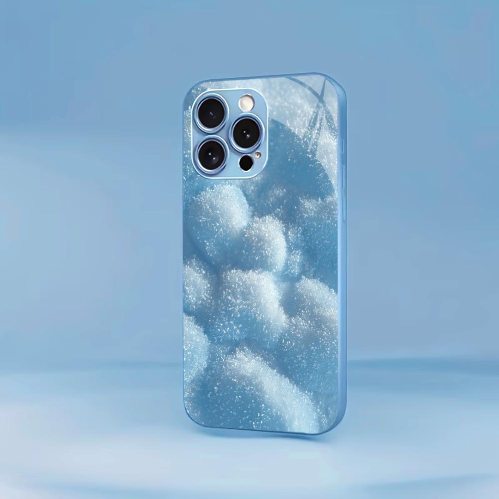 Крутая зимняя снежная печать для чехла iPhone 17 для coque iphone Модный чехол fundas Стекло для iPhone 17 16 15 14 13 12 11pm Pro Plus