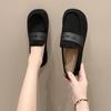 Spring and Autumn Retro Round Toe Office Loafers Shoes for Women Cheap Clearance Stylish 39 Quick Delivery Slip-on Woman Flats