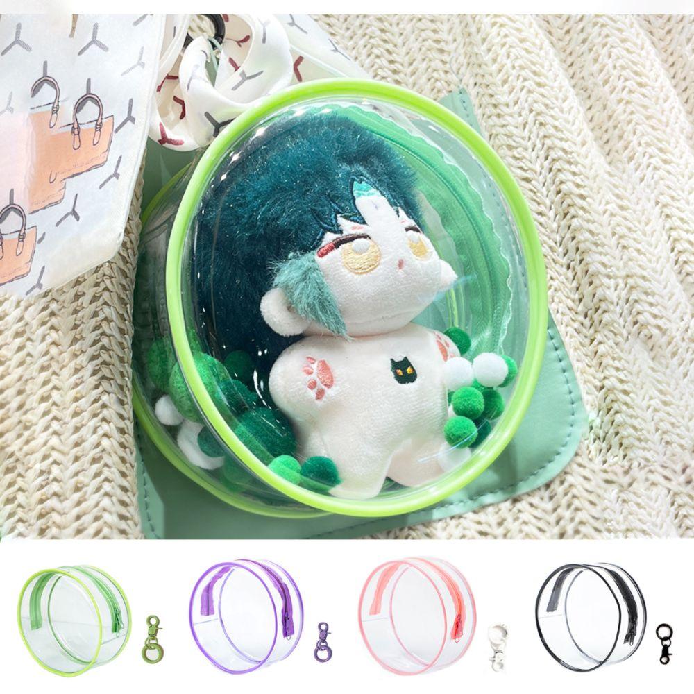 Кукольные аксессуары Прозрачная уличная сумка Многоцветный чехол для хранения Новый стиль Кукольная витрина