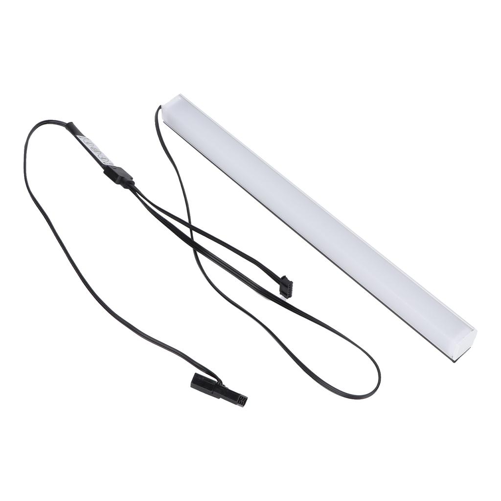 Светодиодная лампа-трубка 5В, цветная, акриловая, магнитная, 3-контактная ленточная лампа с ручным контроллером для компьютерного корпуса 35 см