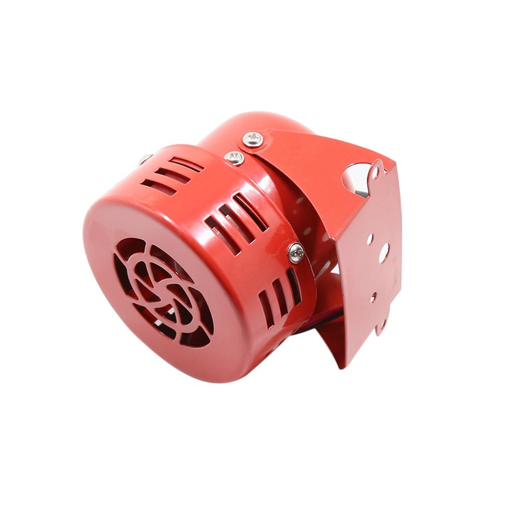 Loud Sound Horn 12V 105dB Electric Car Driven Brake Motor Air Raid Siren Horn Alarm Loud 50s Red for Car Truck