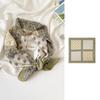 Summer 61 Silk Collection Women's Silk Scarf Medium Square Scarf Double Crepe Fashion Sunscreen Silk Scarf Mulberry Silk Lace Premium Sense