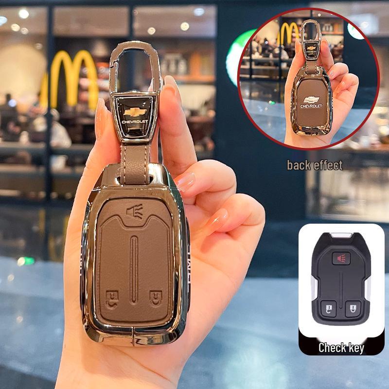 Чехол для ключей Chevrolet K5 Trax Cruze - Звезда Milesuo Металлическая пряжка Оболочка с полным покрытием