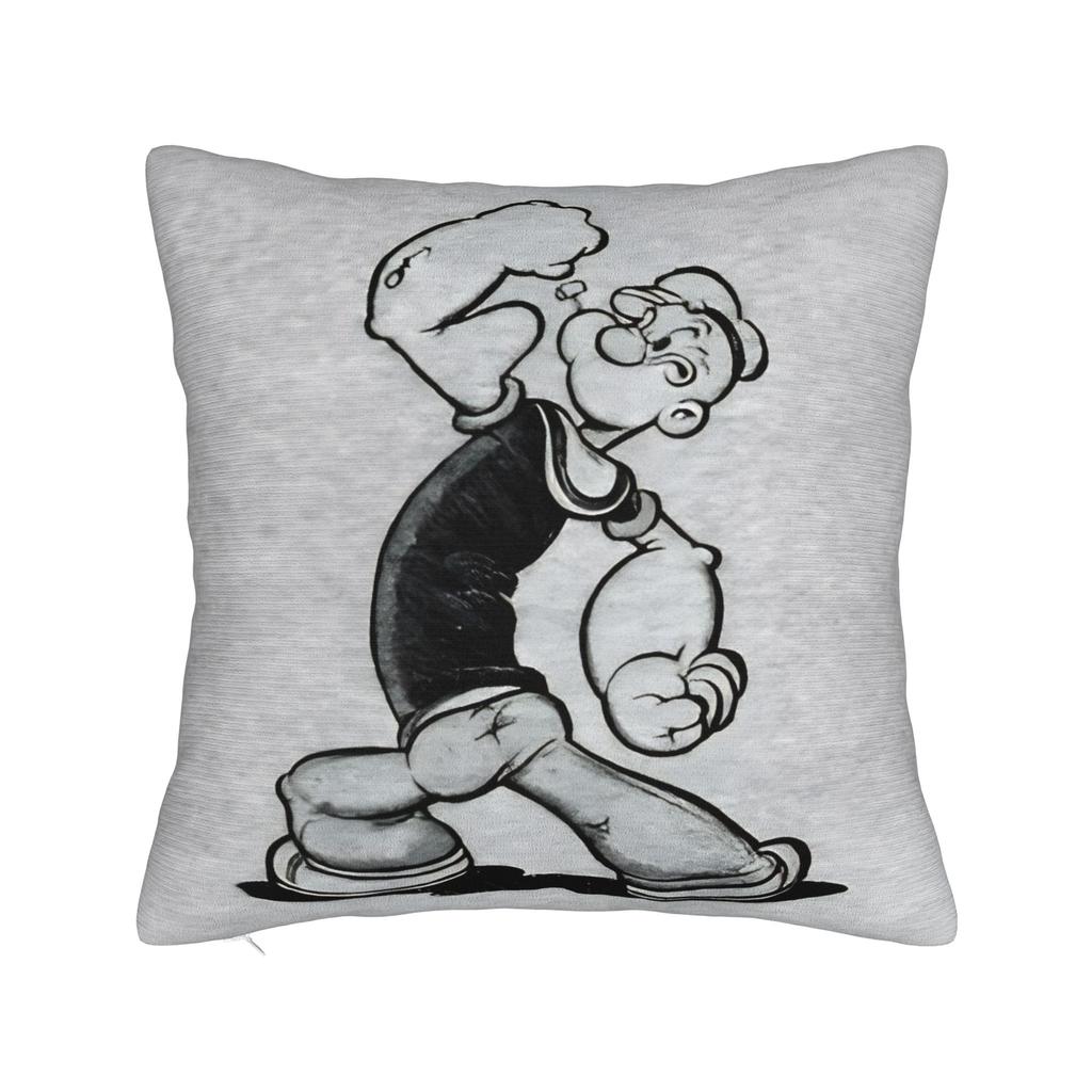 Bluto And Olive Oyl Pillow Case Soft Pillow Cover Vintage Pillowcases For Sofa Couch Bed Living Room