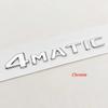 For Mercedes Benz 4MATIC Fender Side Badge Rear Trunk Emblem Decals ABS Car Styling Logo 4 MATIC Auto Sticker Accessories MA3