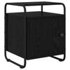 Nightstand 2 pcs. Black Oak Engineered Wood