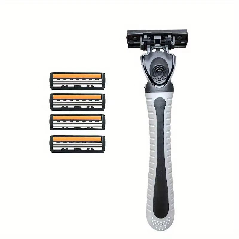 3-layer Stainless Steel Blade Men Razor Washable For Travel For Home Shaver Manual Shave Razors For Daily Face Care