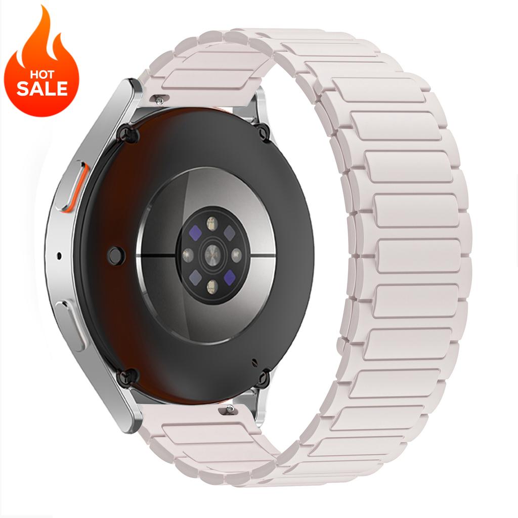 18mm 20mm 22mm Silicone Strap for Huawei Watch GT6 GT5 6Pro GT4 46mm Magnetic Band for Samsung Galaxy Watch 7 6 5 4 Classic 5Pro