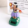 Танцующая хула-девушка Bobble на солнечной энергии, качающая головой кукла, качающаяся на солнечной энергии кукла, качающаяся гавайская девушка