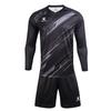 Kelme Men's Long Sleeve Goalkeeper Set (Top and Pants) - Match Training Spare Set (Black, XL)
