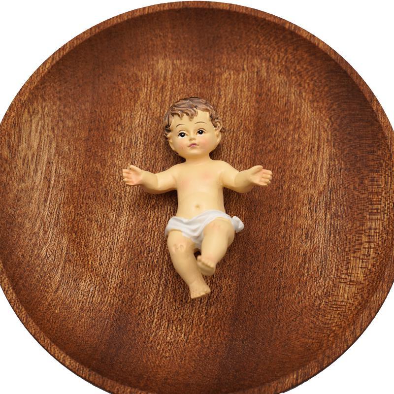 6 см/10 см/15 см кукла-младенец Иисус статуя святые статуи младенческий Адвент орнамент религиозная фигурка Иисуса домашняя церковь Рождественское ремесло украшение подарок