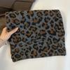 Lightweight Leopard Print Scarf Cashmere Blend Winter Shawl Fashion Imitation Wool Scarf  Unisex