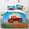 Cartoon Fast Speed Car King  Duvet Cover Set HD Comforter Cover for Kids Bedding Sets Bedclothes Bedroom Decor