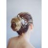 Модные жемчужные цветы ручной работы, свадебные заколки для волос с кристаллами, зажимы для подружки невесты, боковой гребень, декор для волос