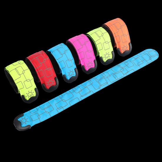 Перезаряжаемый светодиодный браслет для бега, светящиеся браслеты со светодиодной подсветкой, браслет для ночного велоспорта, ходьбы, бега, беговой экипировки