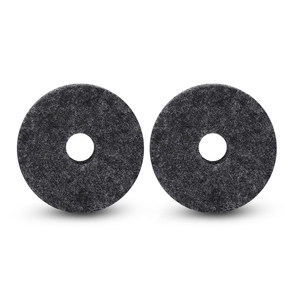 10pcs Jazz Drum Cymbal Felt Pads Musical Instrument Accessories Gray