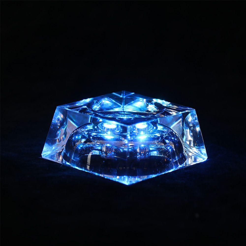 Trapezoidal Crystal Ball Base Crystal Ball Display Stand Glass Sphere Holder Transparent Support