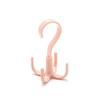3PCS Creative Multifunctional Rotatable Four Claw Hooks Coat Hanging Bags Scarf Wardrobe Storage Hangers Doorway Hangers Bags