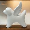 Dog Angel Figurine Memorial Puppy Statue with Wings Resin Dog Angel Sculpture for Loss of Dog Sympathy Gift Garden And Home Indoor Decor
