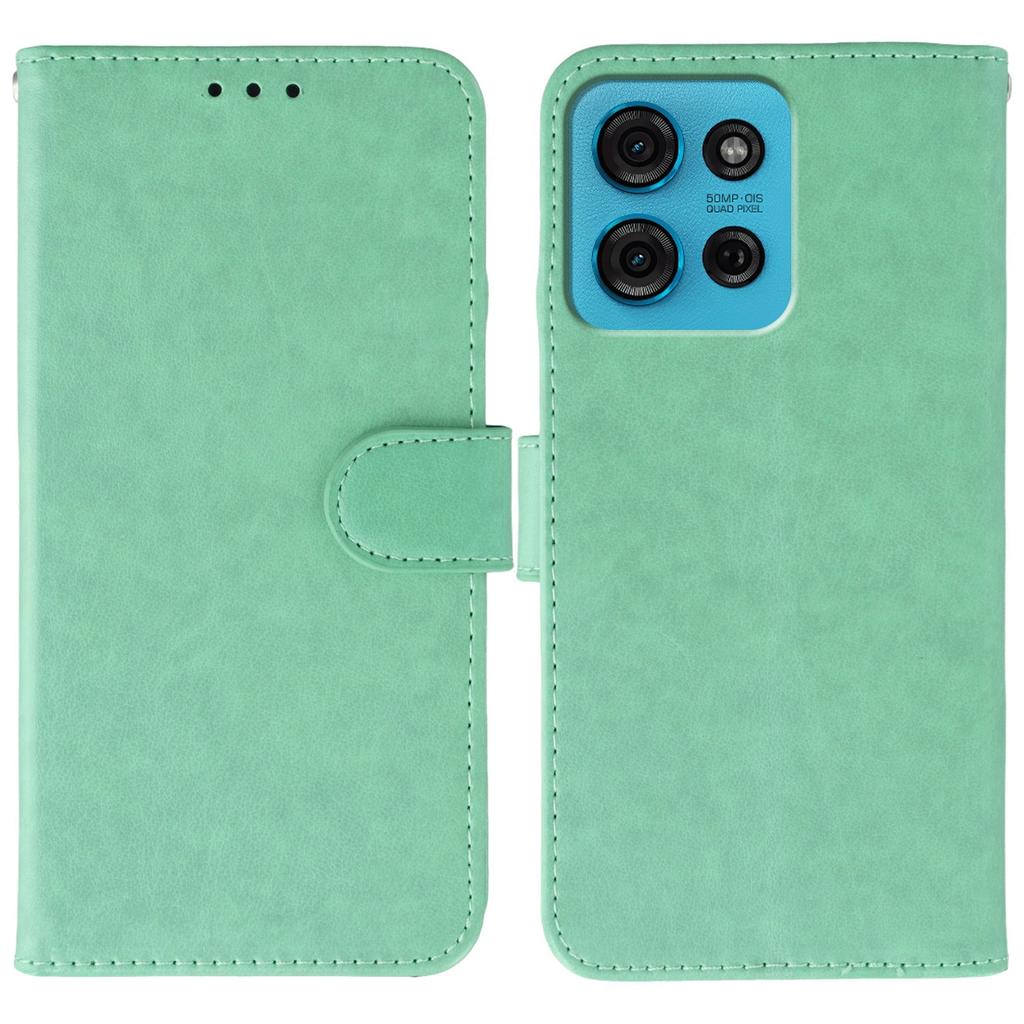 For Motorola Moto G75 5G Case PU Leather Flip Wallet Phone Cover with Strap