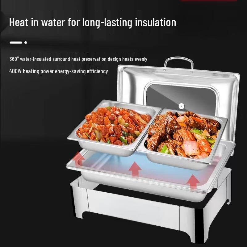 Stainless Steel Round Buffet Food Warmer