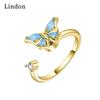 Классическое кольцо Lindon из медного сплава с цирконием, женские ювелирные изделия, свадебный подарок для вечеринки