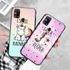 Black Case for Xiaomi Redmi 13C Note 9 iPhone XR 7 8 14 15 11 12 13 X XS Pro Max Samsung A25 S23 S24 FE Ultra Plus Unicorn