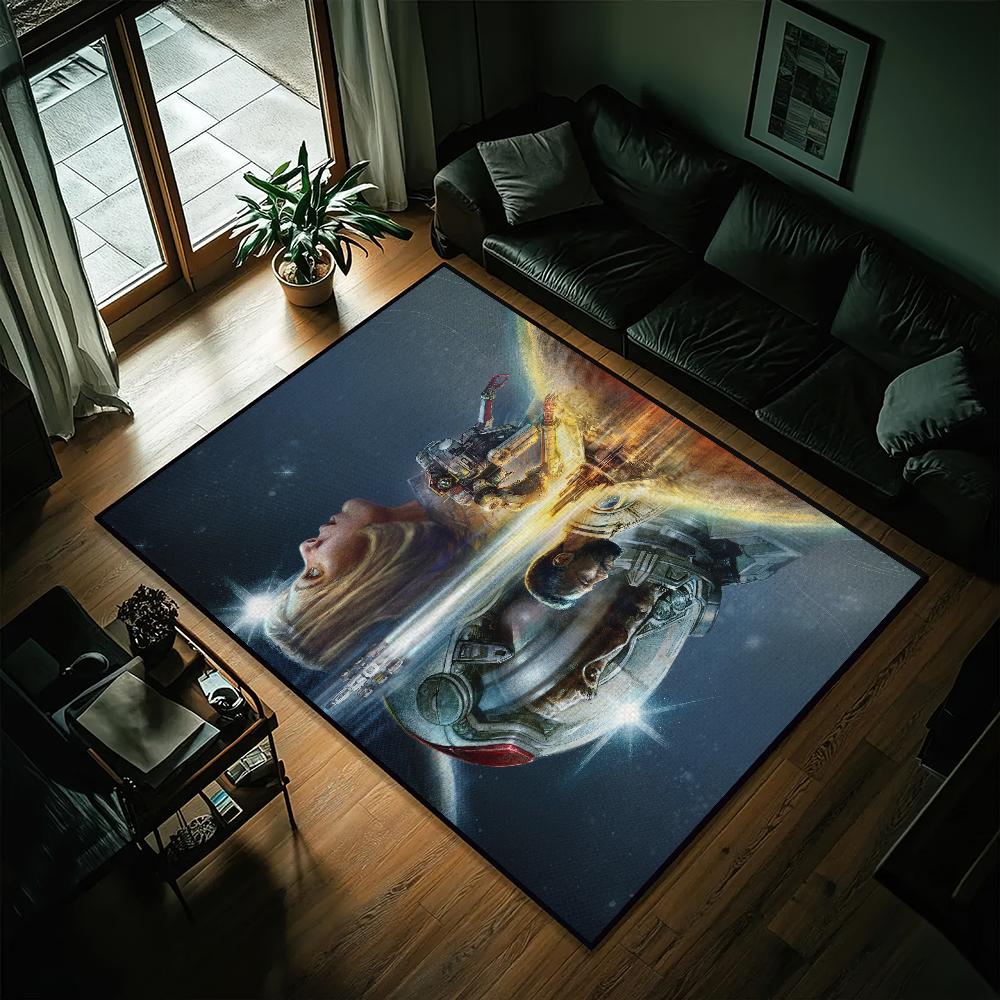 Game Starfields Small Carpet Bedside Kitchen Bath Living Home House Bedroom Floor Mat Doormat Rug Decoration