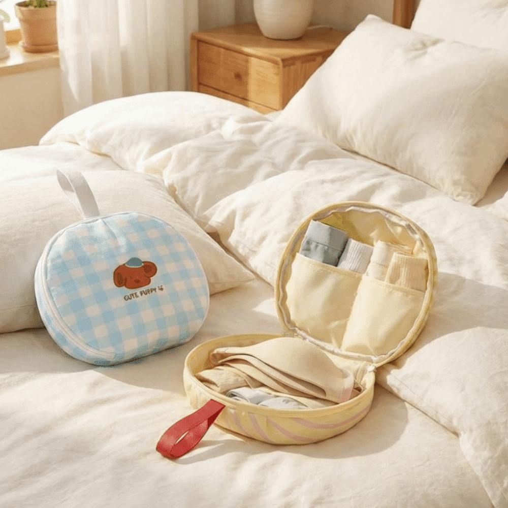 Handheld Underwear Packing Cube Folding Lingerie Pouch Portable Intimates Organizer Travel